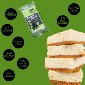 Keto Protein Key Lime Pie Cheesecake