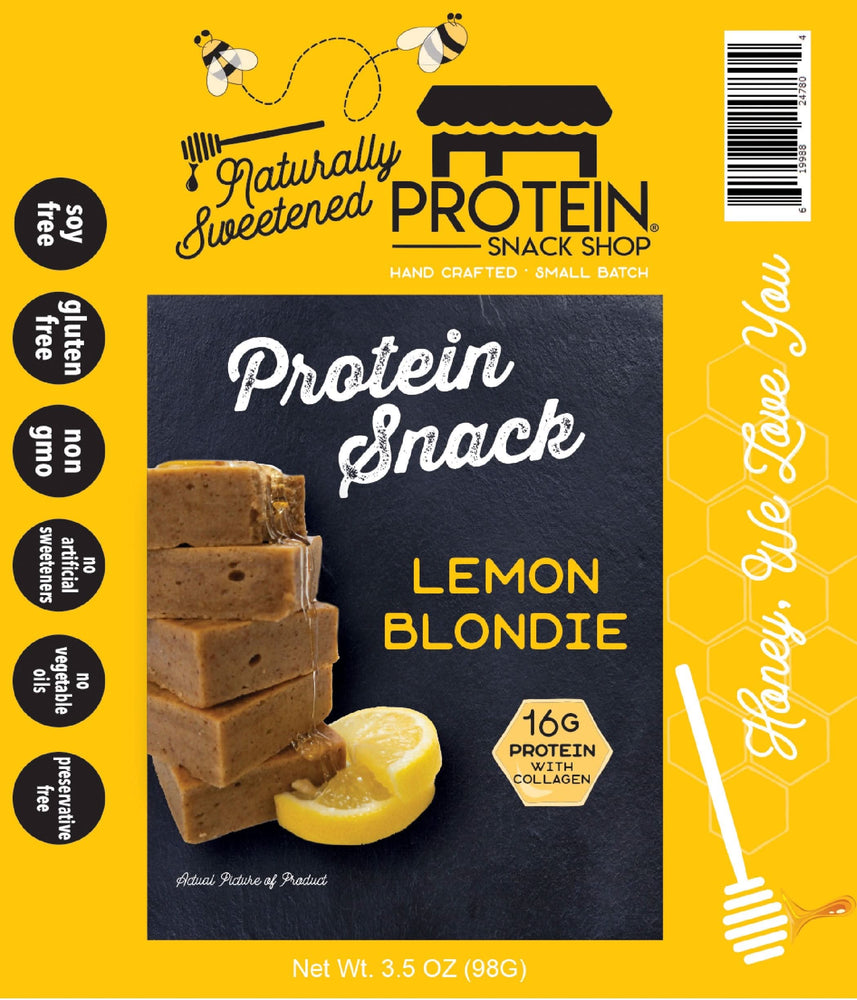 Gourmet Lemon Protein Blondie Bar