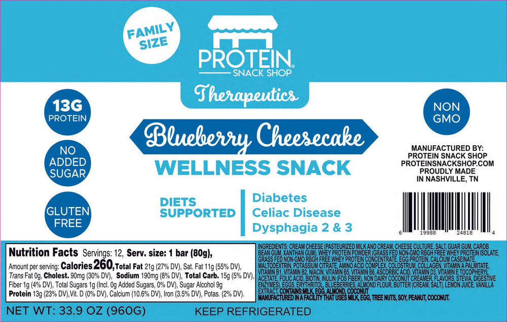 SAVE 30% - Protein Blueberry Cheesecake Family Pack