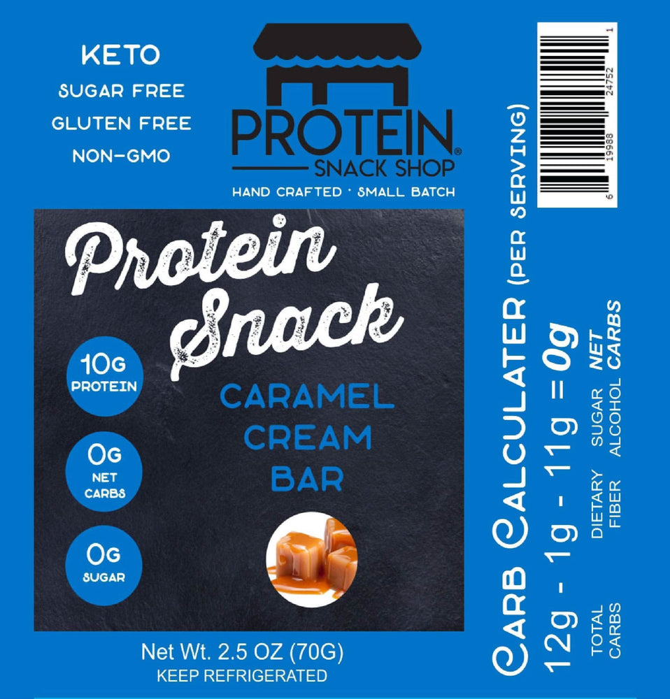 Keto Caramel Cream Protein Bar