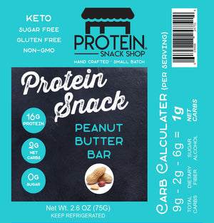 Keto Chocolate Peanut Butter Protein Bar