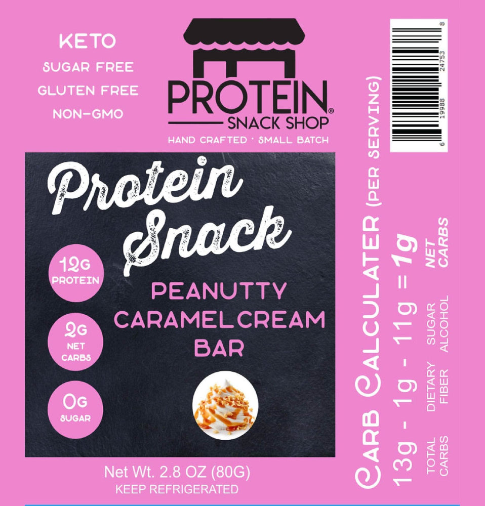 Keto Peanutty Caramel Cream Protein Bar