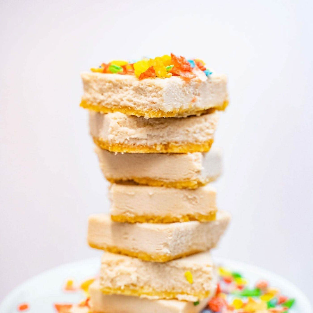 Keto Protein Tutti Frutti Cheesecake